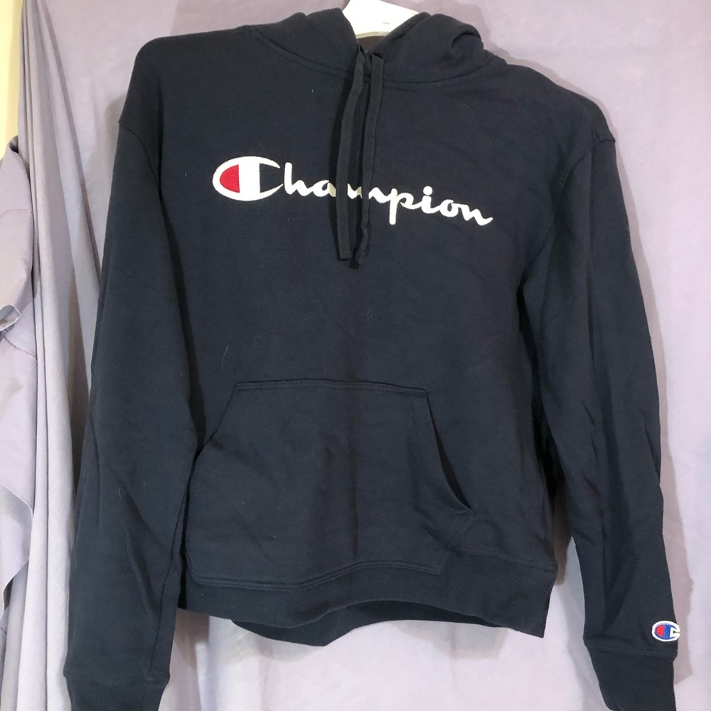 Navy blue Champion Hoodie